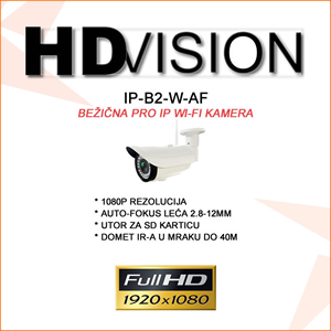 B�I�NA IP KAMERA IP-B2-WF